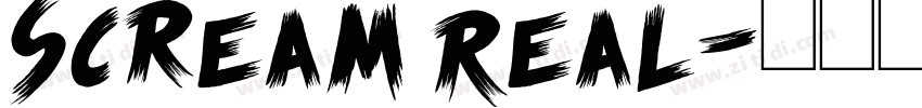 Scream Real字体转换